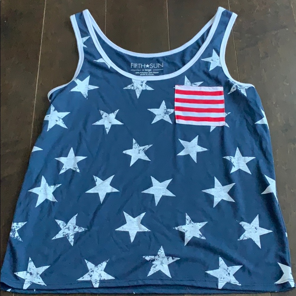 American Flag Tank Top
